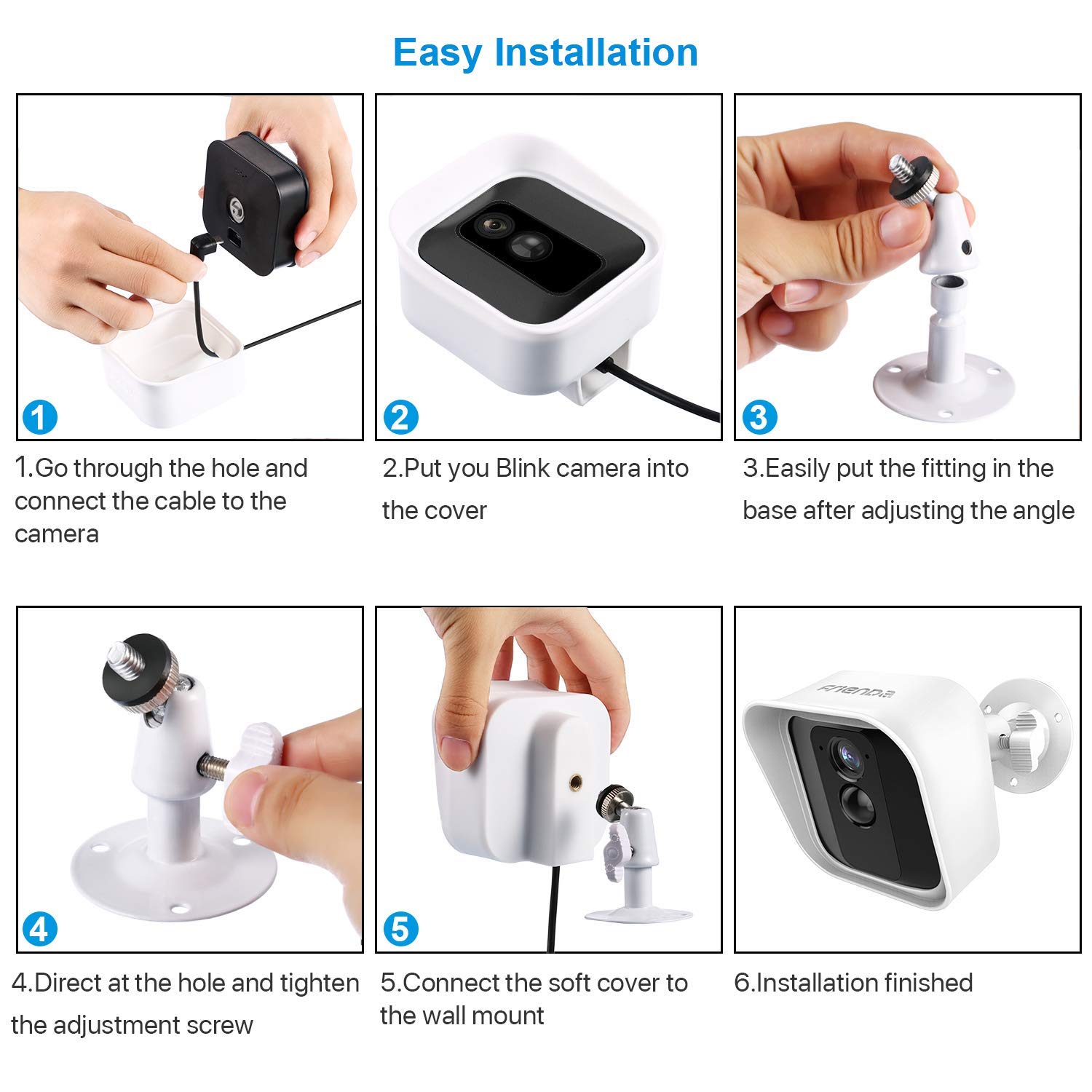 クリアファイル camera-mama Amazon.com: Frienda Black 360 Degree Adjustable Wall Mount Bracket